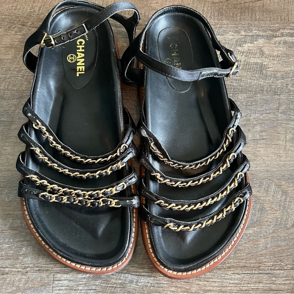 Chanel Chainlink Sandals